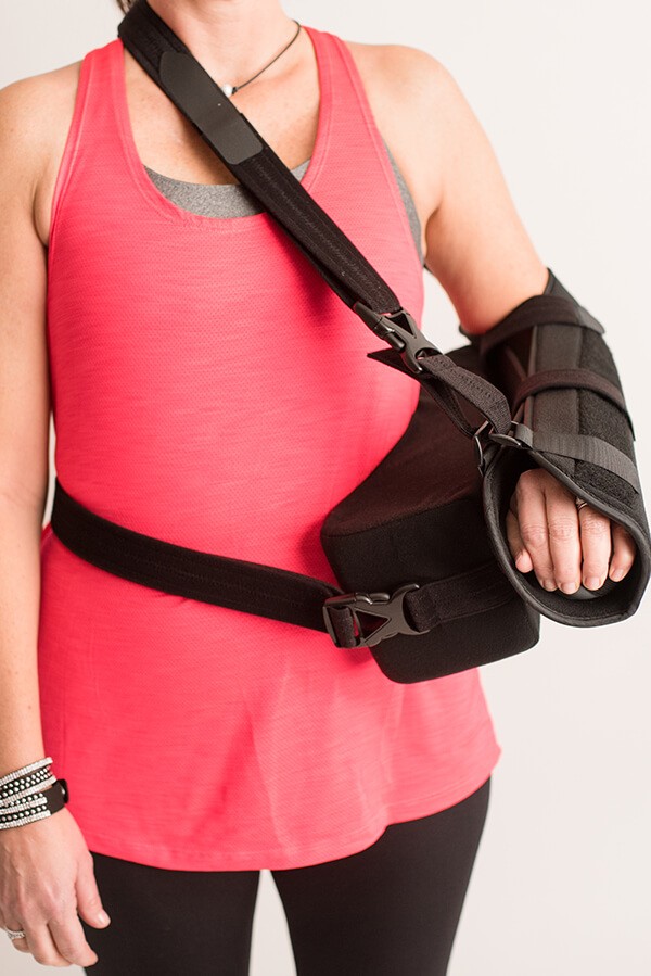 ISO Preferred - Shoulder Sling w/ Abduction Pillow & Squeeze Ball -  Preferred Med Supply